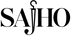 Black 'SAJHO' logo on a white background