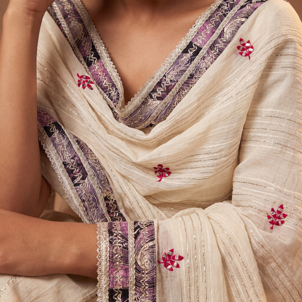 The Amethyst Swirl Unstitched Suit Set⁠ 3-Piece Set⁠ - SAJHO